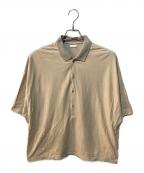 SEEALLシーオール）の古着「OVERSIZED ポロシャツ」｜ベージュ