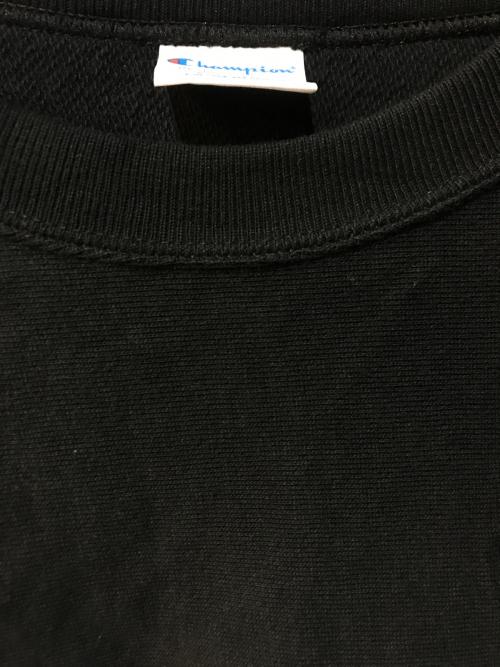 Champion（チャンピオン）Champion (チャンピオン) X-LARGE (エクストララージ) REVERSE WEAVE CREWNECK SWEAT ブラック サイズ:Mの古着・服飾アイテム