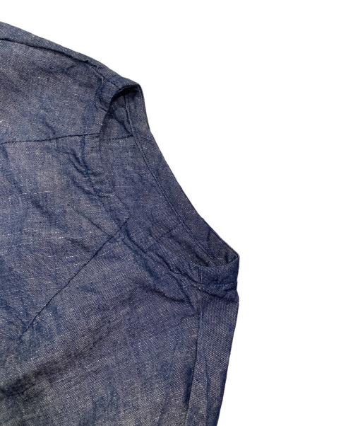 mizuiro-ind（ミズイロインド）mizuiro-ind (ミズイロインド) デニムコクーンワイドプルオーバー インディゴ サイズ:Freeの古着・服飾アイテム