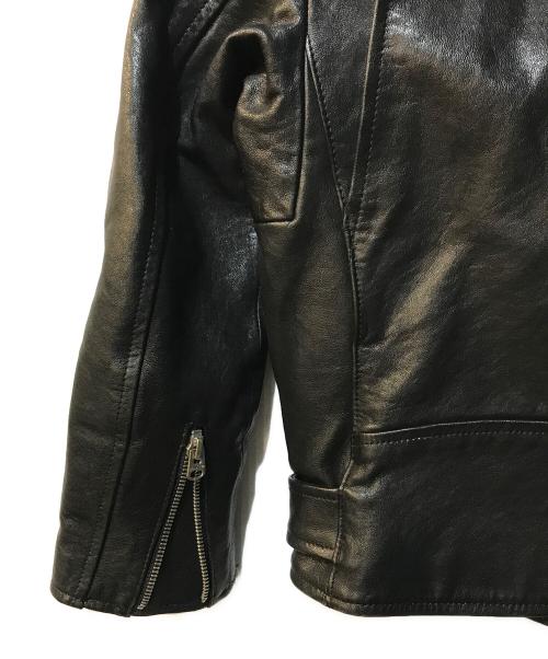 beautiful people（ビューティフルピープル）beautiful people (ビューティフルピープル) ダブルライダースジャケット ブラック サイズ:130の古着・服飾アイテム