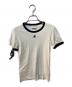courreges（クレージュ）の古着「ホワイトバックル Tシャツ」｜ホワイト