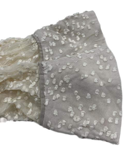 CLANE（クラネ）CLANE (クラネ) SNOW DOT JACQUARD TOPS ベージュ サイズ:1の古着・服飾アイテム