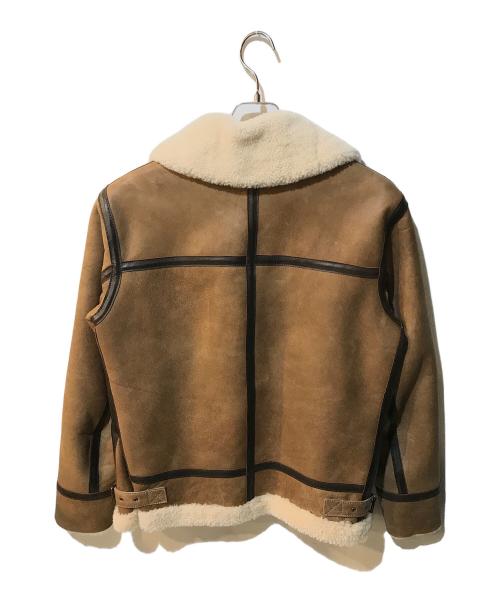 quattrocchi（クアトロッキ）quattrocchi (クアトロッキ) B-3 ムートンジャケット Ⅱ ブラウン サイズ:44の古着・服飾アイテム