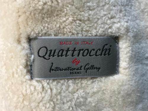 quattrocchi（クアトロッキ）quattrocchi (クアトロッキ) B-3 ムートンジャケット Ⅱ ブラウン サイズ:44の古着・服飾アイテム