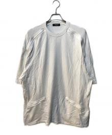 UNDERCOVER（アンダーカバー）の古着「袖ジップ半袖BIGスウェット」｜ホワイト