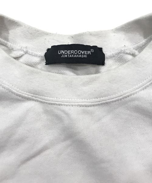 UNDERCOVER（アンダーカバー）UNDERCOVER (アンダーカバー) 袖ジップ半袖BIGスウェット ホワイト サイズ:2の古着・服飾アイテム