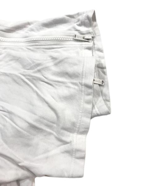 UNDERCOVER（アンダーカバー）UNDERCOVER (アンダーカバー) 袖ジップ半袖BIGスウェット ホワイト サイズ:2の古着・服飾アイテム