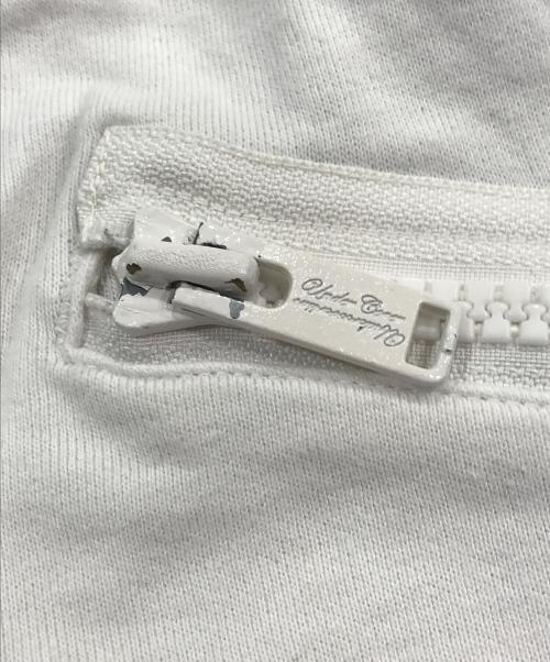 UNDERCOVER（アンダーカバー）UNDERCOVER (アンダーカバー) 袖ジップ半袖BIGスウェット ホワイト サイズ:2の古着・服飾アイテム