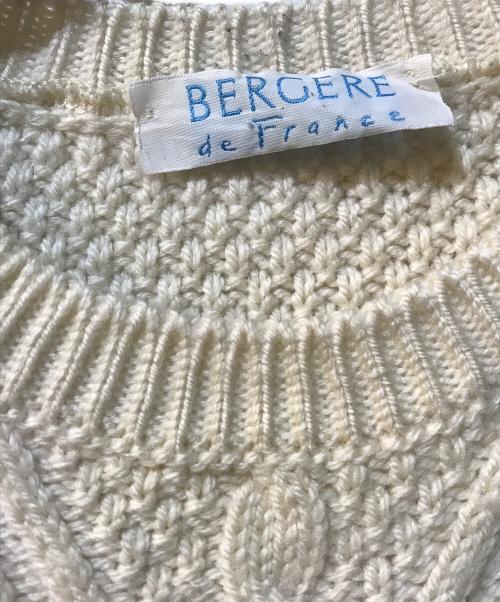 BERGERE DE FRANCE（バーガーデフランス）BERGERE DE FRANCE (バーガーデフランス) アランニット ホワイト サイズ:不明の古着・服飾アイテム