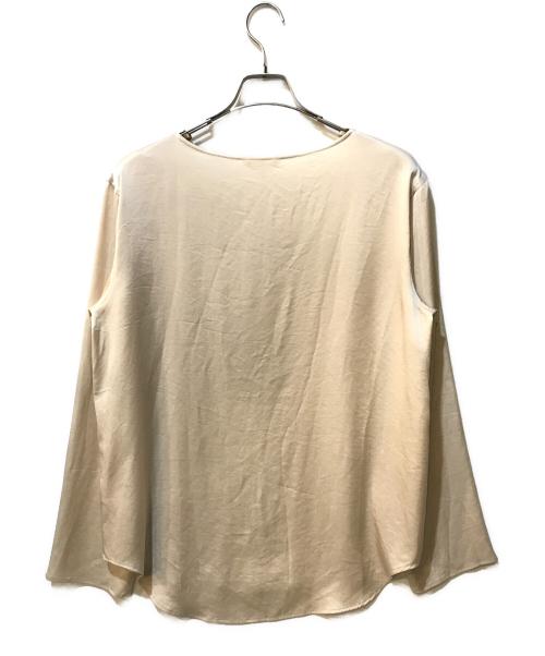 Drawing Numbers（ドローイングナンバーズ）Drawing Numbers (ドローイングナンバーズ) サテンボートブラウス ベージュ サイズ:38の古着・服飾アイテム