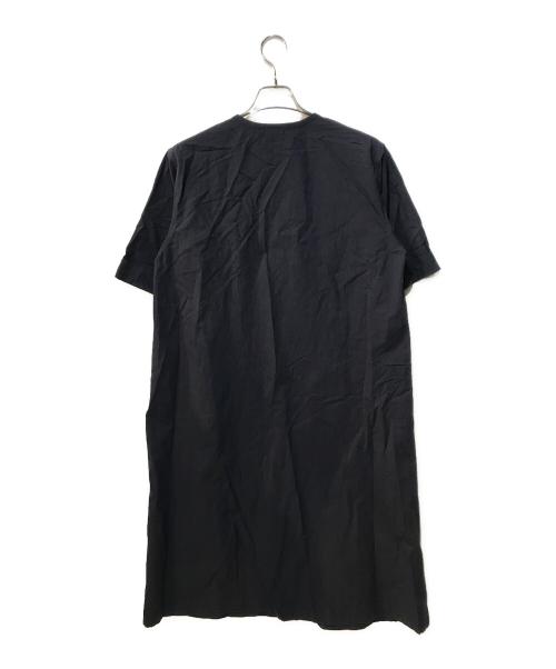 KAGURE（カグレ）KAGURE (カグレ) コットンヘンプワイドスリーブワンピース ネイビー サイズ:Freeの古着・服飾アイテム