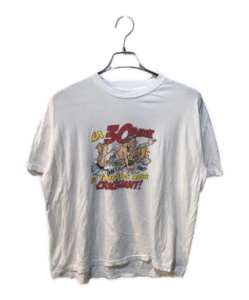 SOL`S（ソルズ）SOL`S (ソルズ) プリントTシャツ ホワイト サイズ:XLの古着・服飾アイテム