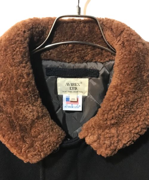 AVIREX（アヴィレックス）AVIREX (アヴィレックス) MELTON N-1デッキジャケット ブラック サイズ:2XL 未使用品の古着・服飾アイテム