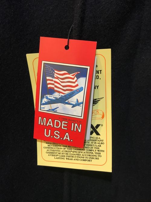 AVIREX（アヴィレックス）AVIREX (アヴィレックス) MELTON N-1デッキジャケット ブラック サイズ:2XL 未使用品の古着・服飾アイテム