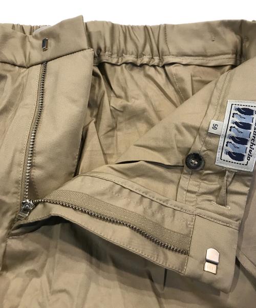 giab's ARCHIVIO（ジャブス アルキヴィオ）giab's ARCHIVIO (ジャブス アルキヴィオ) ストレッチ ブラッシドコットン ノープリーツ リラックスパンツ ベージュ サイズ:50の古着・服飾アイテム