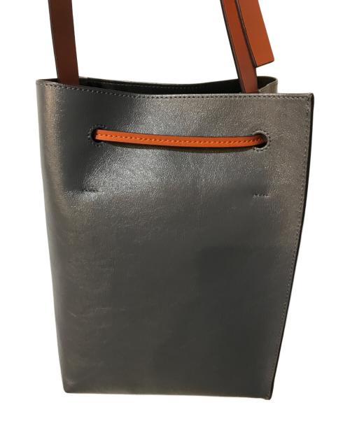 MARNI（マルニ）MARNI (マルニ) Museo Soft Mini Shoulder Bag ブラウン×グレーの古着・服飾アイテム