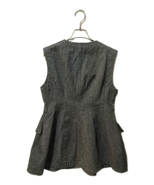 CLANE（クラネ）CLANE (クラネ) PANNIER LINE DENIM BUSTIER グレー サイズ:1の古着・服飾アイテム