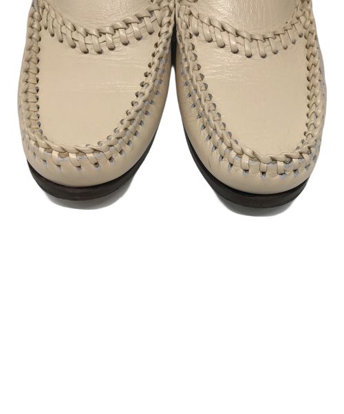 HEREU（ヘリュー）HEREU (ヘリュー) SASTRE ローファー ベージュ サイズ:36の古着・服飾アイテム