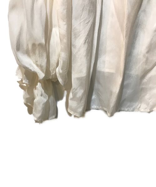 SUZUKI TAKAYUKI（スズキタカユキ）SUZUKI TAKAYUKI (スズキタカユキ) bishop-sleeve blouse ホワイト サイズ:Freeの古着・服飾アイテム