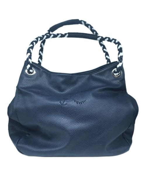 KITAMURA（キタムラ）KITAMURA (キタムラ) ANCHOR-K ハンドバッグ ネイビーの古着・服飾アイテム