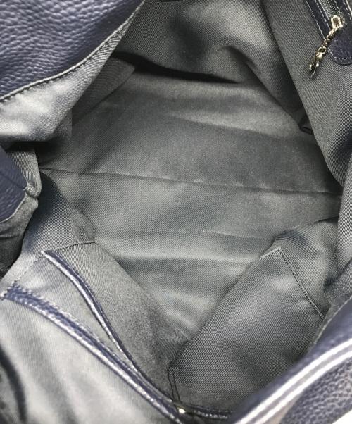 KITAMURA（キタムラ）KITAMURA (キタムラ) ANCHOR-K ハンドバッグ ネイビーの古着・服飾アイテム