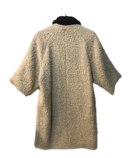 MAISON LENER（メゾン レネール）MAISON LENER (メゾン レネール) アルパカウールスタンドカラーコート アイボリー サイズ:Sの古着・服飾アイテム