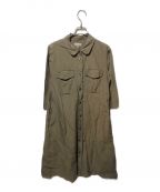 MARGARET HOWELLマーガレットハウエル）の古着「シャツワンピース」｜ベージュ