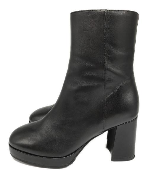 FABIO RUSCONI（ファビオルスコーニ）FABIO RUSCONI (ファビオルスコーニ) ショートブーツ ブラック サイズ:35の古着・服飾アイテム