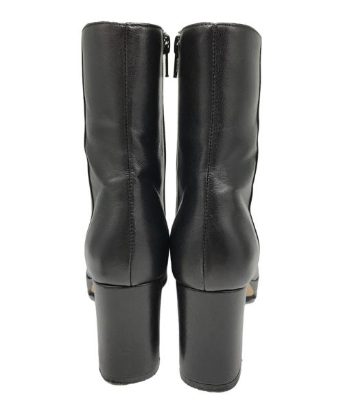 FABIO RUSCONI（ファビオルスコーニ）FABIO RUSCONI (ファビオルスコーニ) ショートブーツ ブラック サイズ:35の古着・服飾アイテム