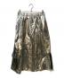 MOGA（モガ）の古着「ナイロンフォイルスカート」｜シルバー