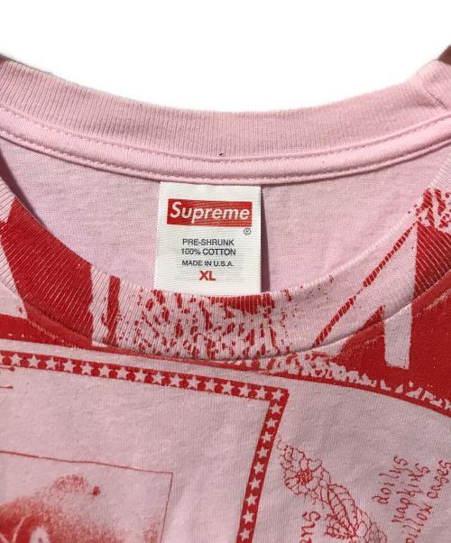 SUPREME（シュプリーム）SUPREME (シュプリーム) COLLAGE TEE ピンク サイズ:XLの古着・服飾アイテム
