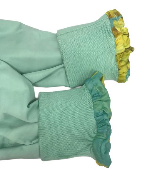 Onitsuka Tiger（オニツカタイガー）Onitsuka Tiger (オニツカタイガー) PRINTED BOMBER JACKET グリーン サイズ:Mの古着・服飾アイテム