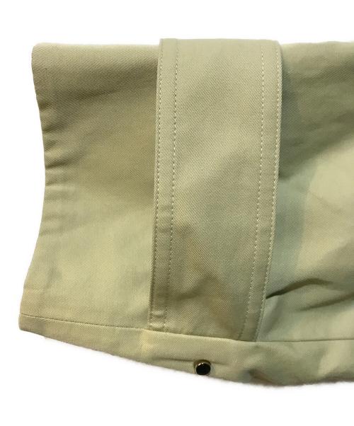 ebure（エブール）ebure (エブール) クリアコットンツイル ステンカラーコート グリーン サイズ:36の古着・服飾アイテム