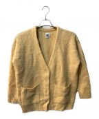 Jamieson’s Knitwearジャミーソンズニットウェア）の古着「Vネックニットカーディガン」｜イエロー