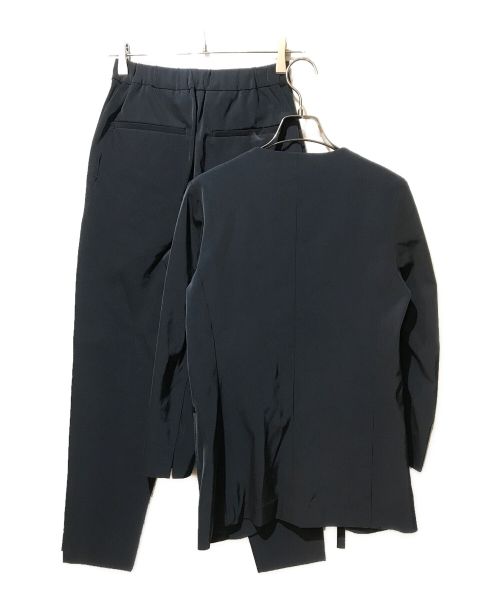 eN ROUTE（アンルート）eN ROUTE (アンルート) ナイロンツイルベルトジャケット セットアップ ネイビー サイズ:2の古着・服飾アイテム