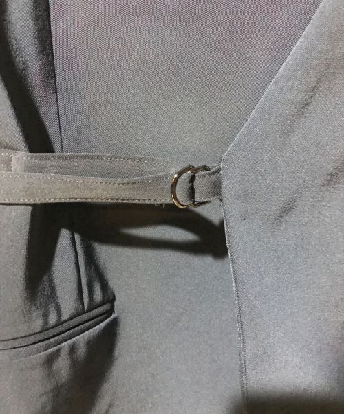 eN ROUTE（アンルート）eN ROUTE (アンルート) ナイロンツイルベルトジャケット セットアップ ネイビー サイズ:2の古着・服飾アイテム