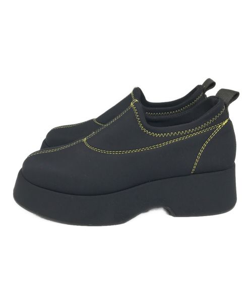 GANNI（ガニー）GANNI (ガニー) レトロ フラットフォーム ローファー ブラック サイズ:39の古着・服飾アイテム