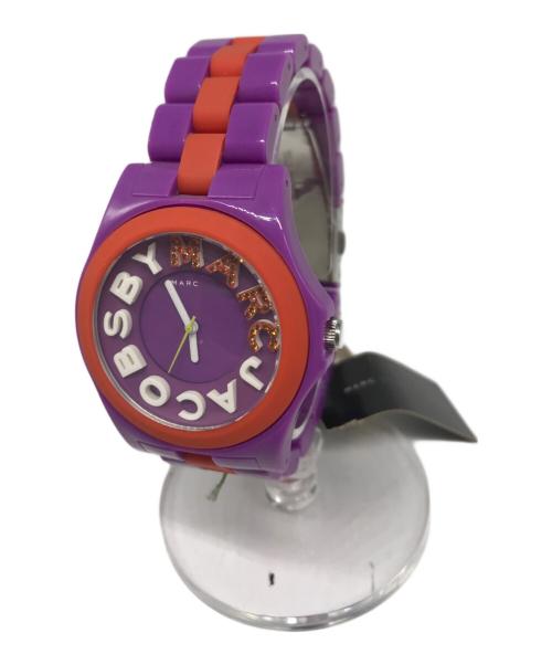 Marc by Marc Jacobs（マークバイマークジェイコブス）Marc by Marc Jacobs (マークバイマークジェイコブス) リストウォッチ パープルの古着・服飾アイテム