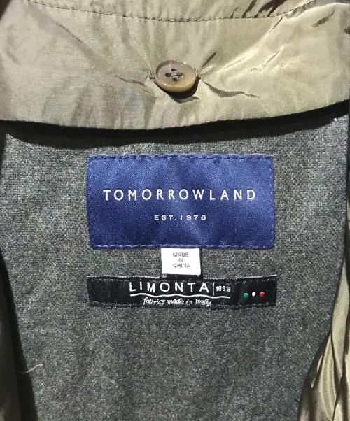 TOMORROW LAND（トゥモローランド）TOMORROW LAND (トゥモローランド) リモンタナイロン ステンカラーコート オリーブ サイズ:XSの古着・服飾アイテム