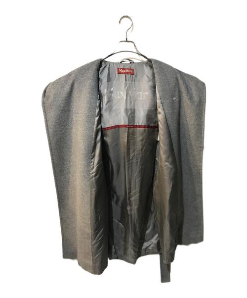 Max Mara Studio（マックスマーラ ストゥディオ）Max Mara Studio (マックスマーラ ストゥディオ) ウールコート グレー サイズ:Mの古着・服飾アイテム