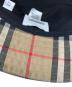 中古・古着 BURBERRY LONDON (バーバリーロンドン) ノヴァチェックバケットハット ベージュ：16000円