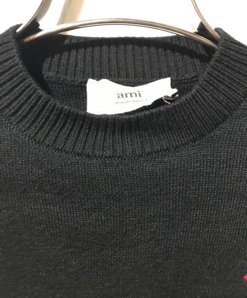 AMI Alexandre Mattiussi（アミアレクサンドルマテュッシ）AMI Alexandre Mattiussi (アミアレクサンドルマテュッシ) ロゴニット ブラック サイズ:XSの古着・服飾アイテム