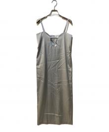 CLANE（クラネ）の古着「CROSET WAIST CAMISOLE ONEPIECE」｜グレー