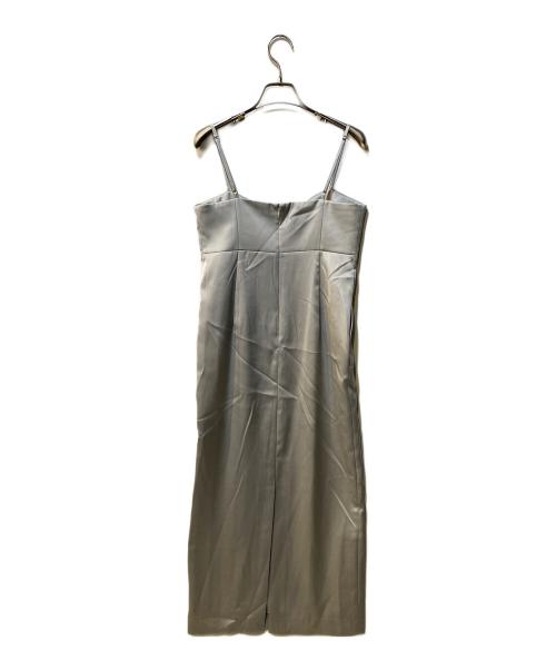 CLANE（クラネ）CLANE (クラネ) CROSET WAIST CAMISOLE ONEPIECE グレー 未使用品の古着・服飾アイテム