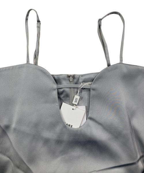 CLANE（クラネ）CLANE (クラネ) CROSET WAIST CAMISOLE ONEPIECE グレー 未使用品の古着・服飾アイテム