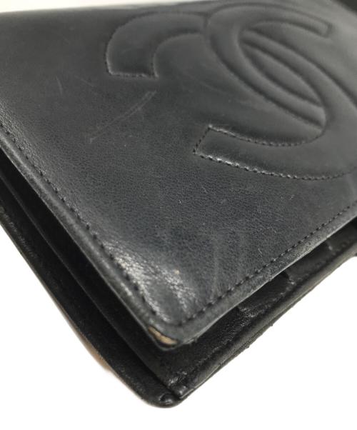 CHANEL（シャネル）CHANEL (シャネル) ココマーク 長財布 ブラックの古着・服飾アイテム
