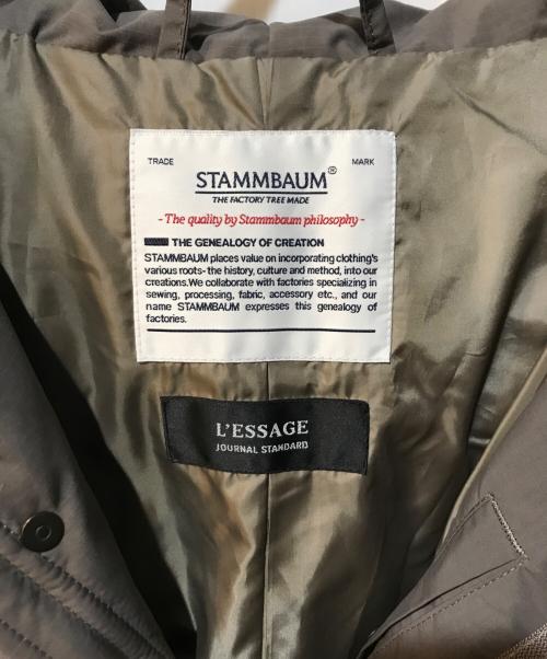 STAMMBAUM（シュタンバウム）STAMMBAUM (シュタンバウム) journal standard L'essage (ジャーナルスタンダード レサージュ) ダウンジャケット ベージュ サイズ:Freeの古着・服飾アイテム
