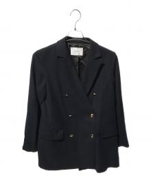 FRAMeWORK（フレームワーク）の古着「金釦ダブルテーラードジャケット」｜ネイビー