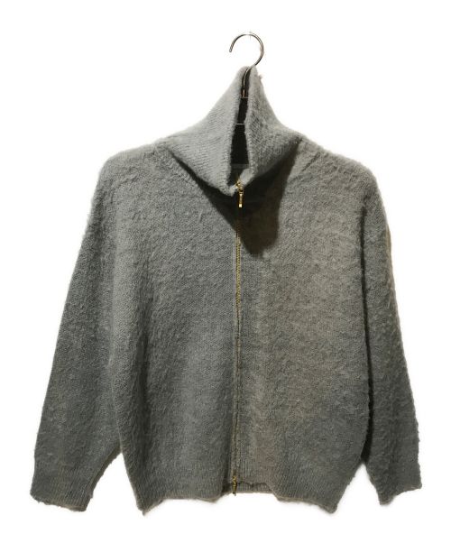 BARNYARDSTORM（バンヤードストーム）BARNYARDSTORM (バンヤードストーム) モヘアZIPカーディガン グレー サイズ:Freeの古着・服飾アイテム