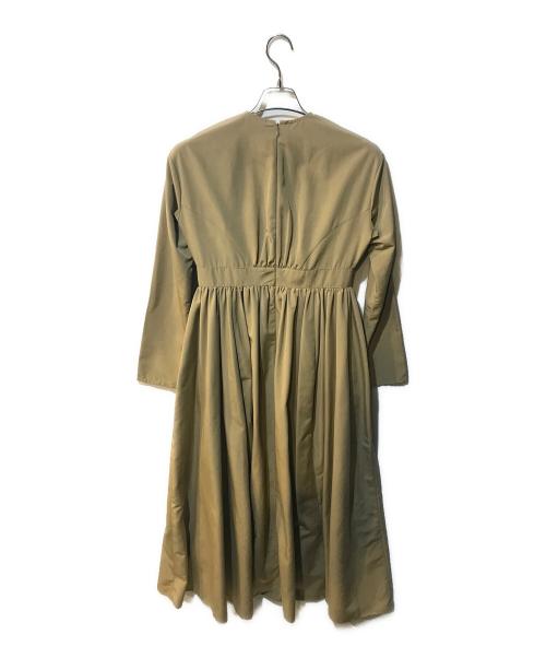 CLANE（クラネ）CLANE (クラネ) ANTIQUE VOLUME FLARE ONE PIECE ベージュ サイズ:1の古着・服飾アイテム
